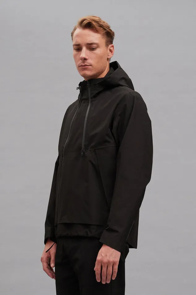 Men Norse Projects Outerwear GoreTex 3L Stand Collar Jacket Black