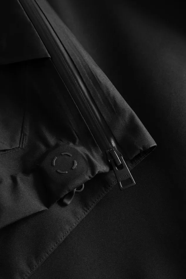Men Norse Projects Outerwear GoreTex 3L Stand Collar Jacket Black