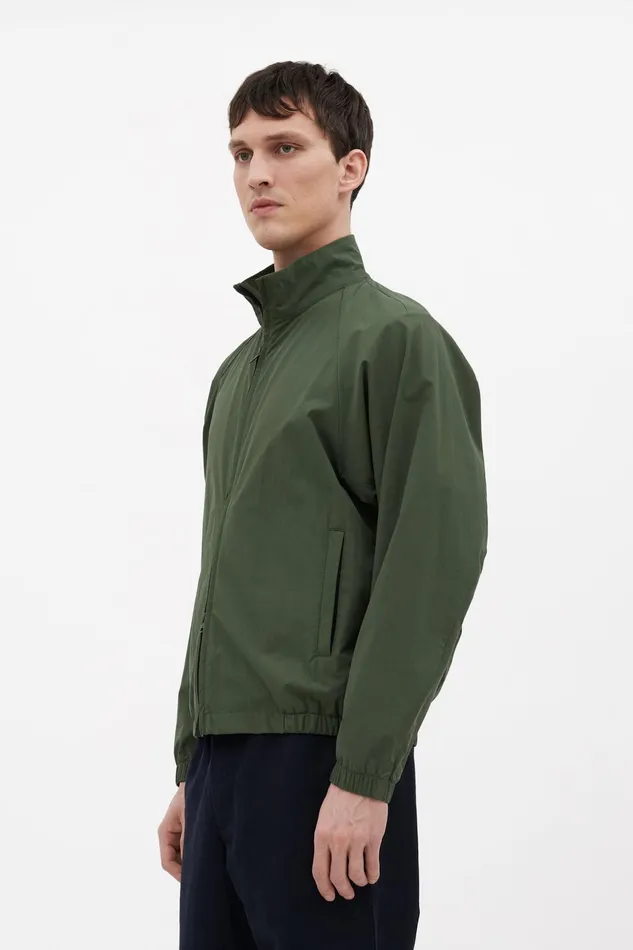 Men Norse Projects Outerwear Korso Travel Light Harrington Jacket Spruce Green