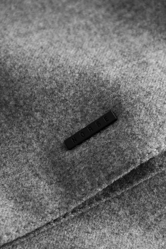 Men Norse Projects Outerwear Technical Field Jacket Loro Piana Clima System Light Grey Melange