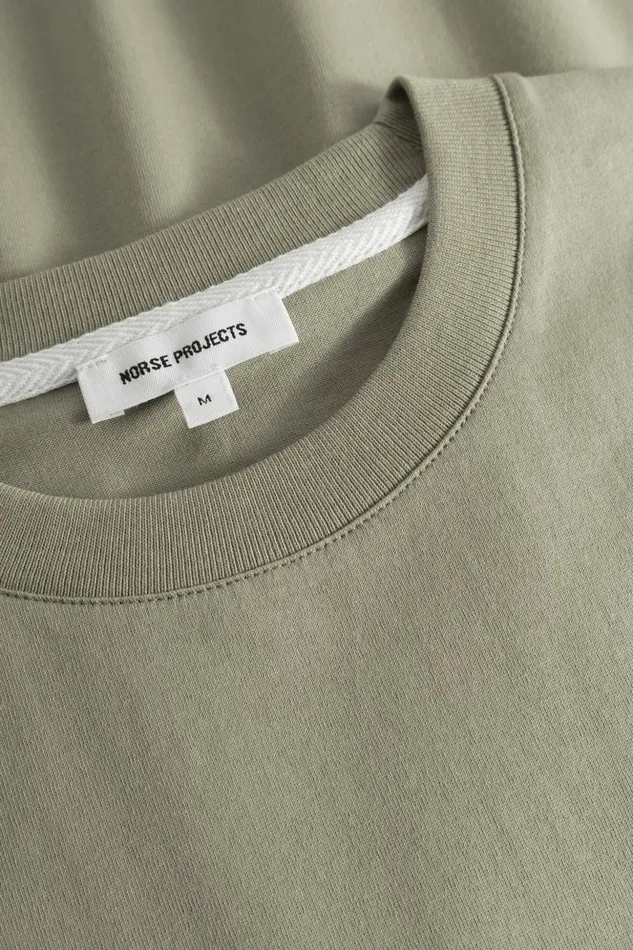 Men Norse Projects TShirts Johannes Organic Pocket Tshirt Clay