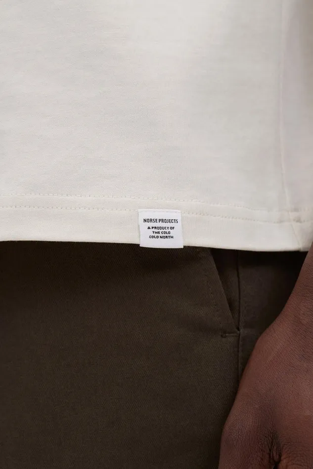 Men Norse Projects TShirts Johannes Standard Pocket SS Lucid White