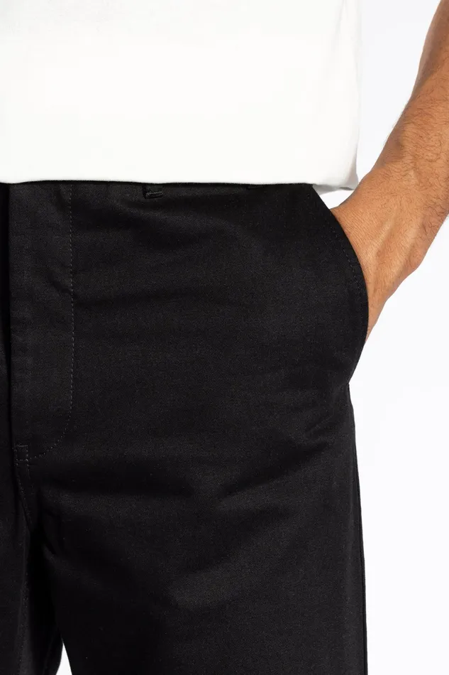 Men Norse Projects Trousers Lukas Heavy Black