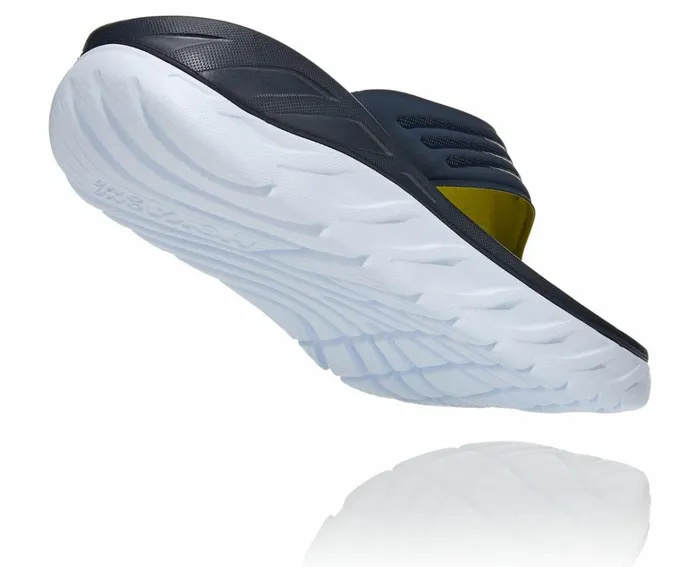 Men ORA Recovery Flip Ombre Blue Fiesta HOKA ONE ONE Recovery Sandals