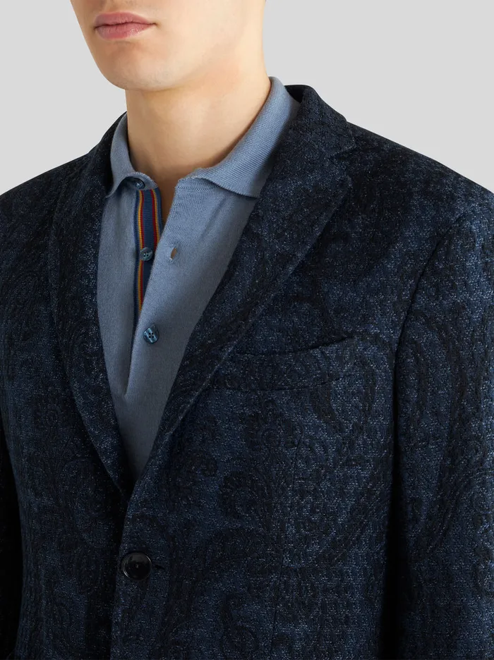 Men Paisley Jersey Jacket Etro Jackets