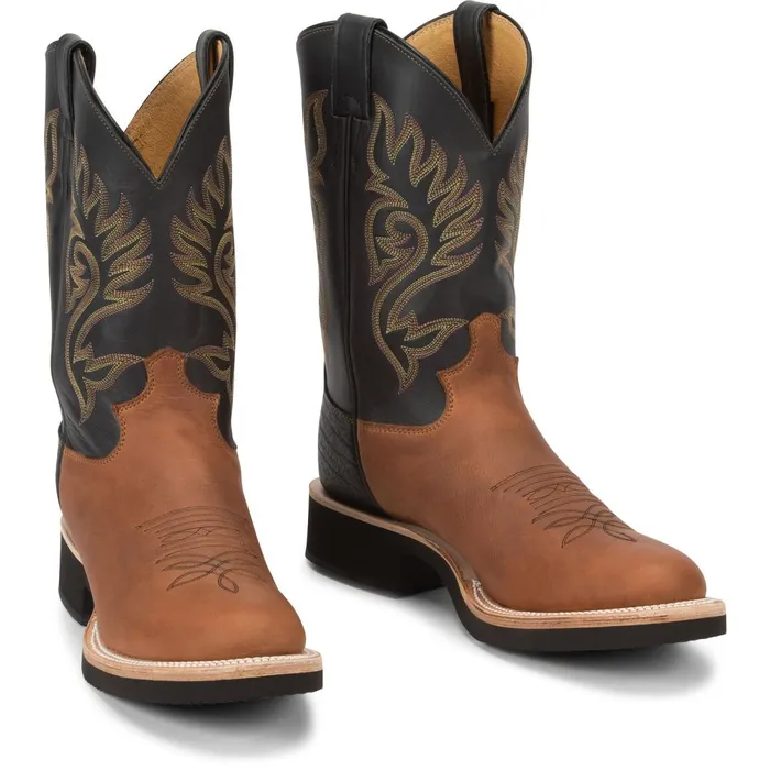 MEN Paluxy 11034 Western Brown Justin Boots Western