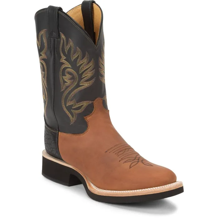 MEN Paluxy 11034 Western Brown Justin Boots Western