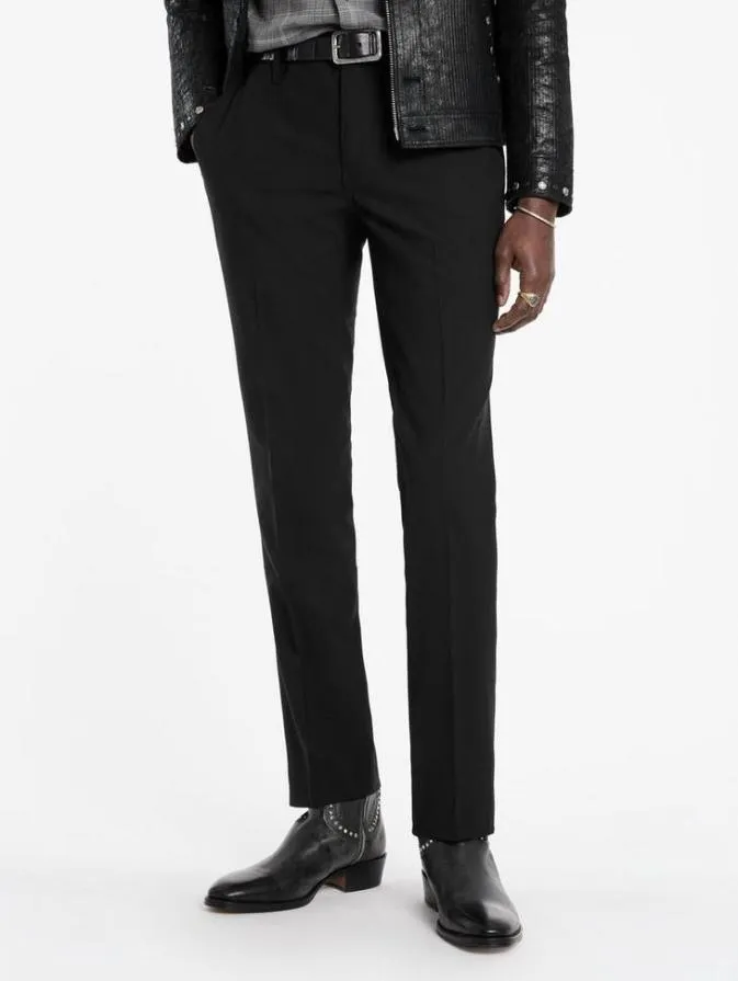 Men Pants John Varvatos MOTOR CITY PANT Black