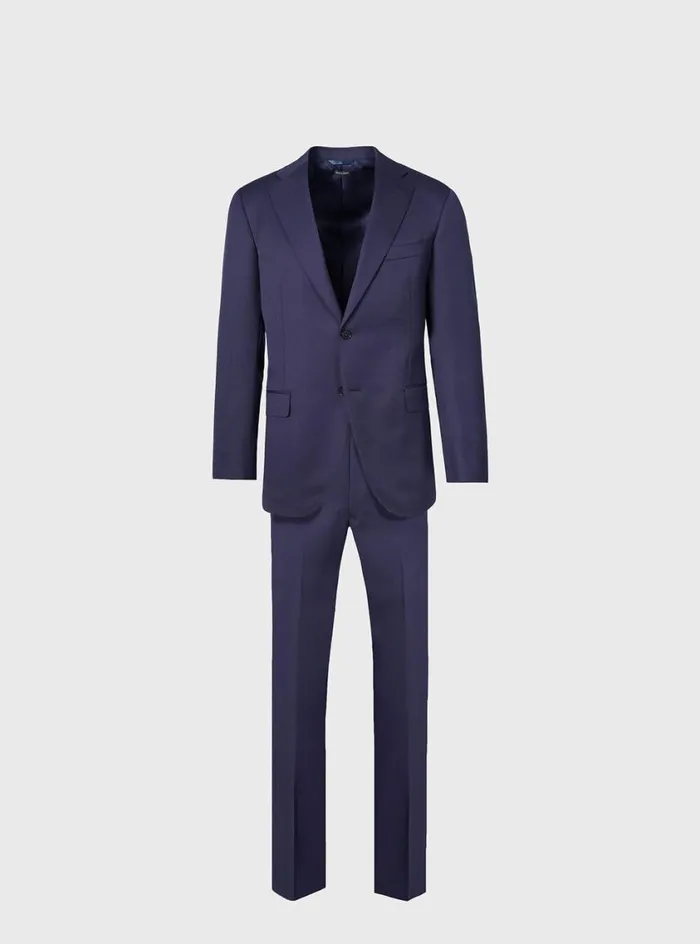 Men Paul Stuart Blazers and Jackets All Year Wool Andrew Suit Navy