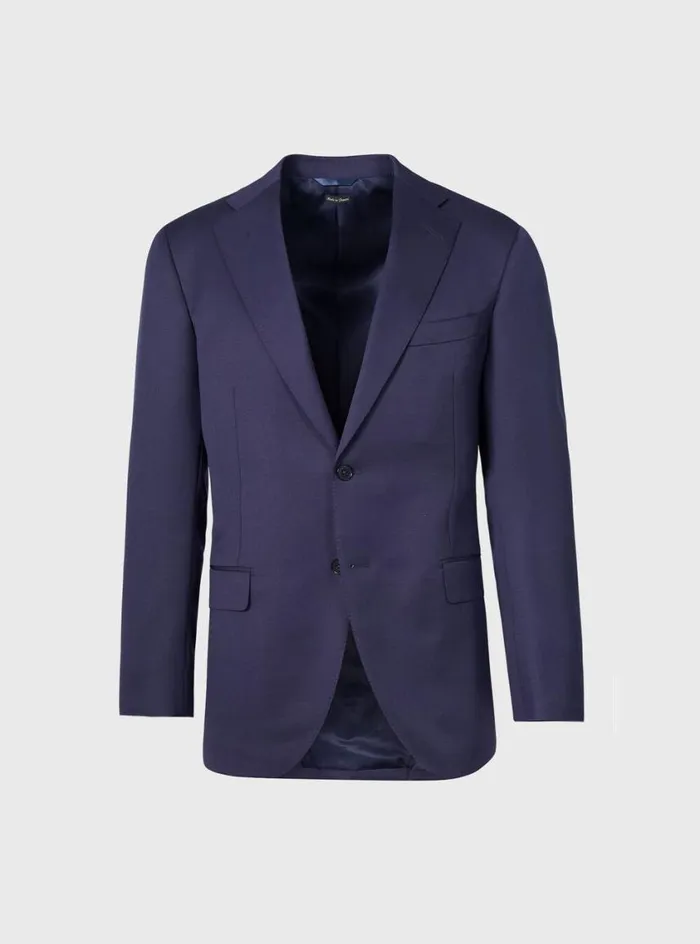 Men Paul Stuart Blazers and Jackets All Year Wool Andrew Suit Navy