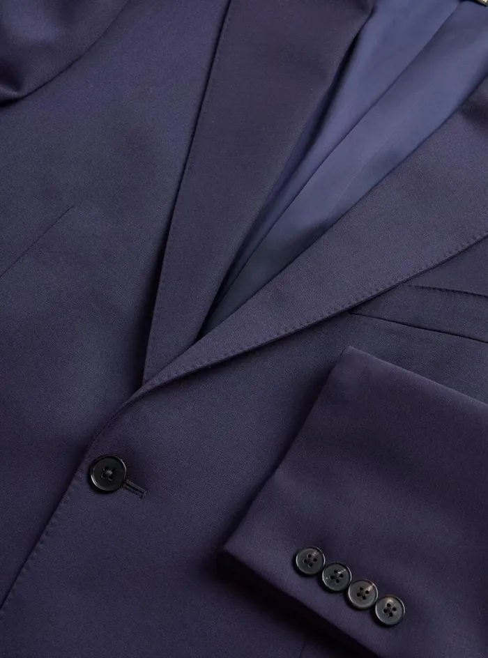 Men Paul Stuart Blazers and Jackets All Year Wool Andrew Suit Navy