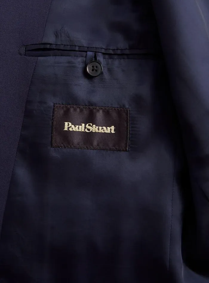 Men Paul Stuart Blazers and Jackets All Year Wool Andrew Suit Navy