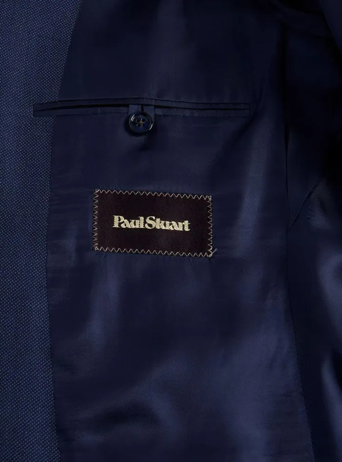 Men Paul Stuart Blazers and Jackets All Year Wool Nailhead Phillip Suit Blue