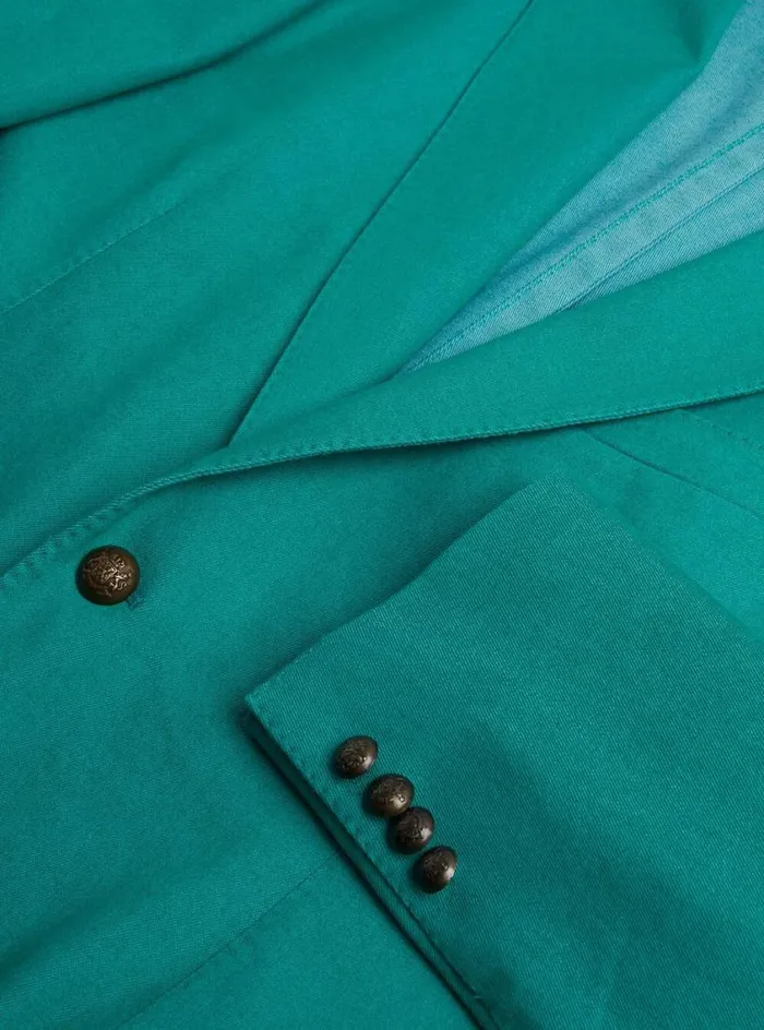 Men Paul Stuart Blazers and Jackets Cotton Denim Jacket Green Men Paul Stuart Blazers and Jackets Cotton Denim Jacket Green