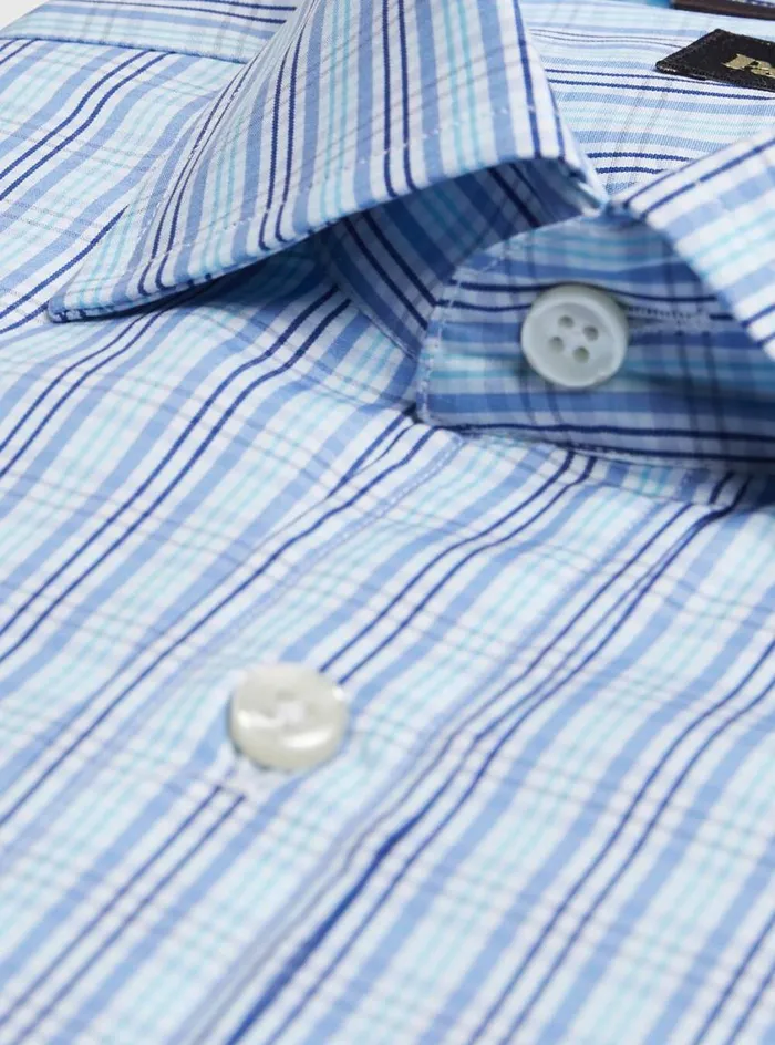 Men Paul Stuart Dress Shirts Slim Fit Plaid Dress Shirt Blueturquoisenavy Men Paul Stuart Dress Shirts Slim Fit Plaid Dress Shirt Blueturquoisenavy