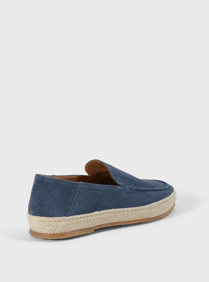 Men Paul Stuart Espadrilles St Croix Suede Espadrille Blue