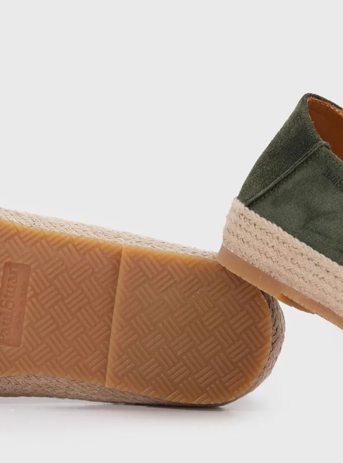 Men Paul Stuart Espadrilles St Croix Suede Espadrille Green