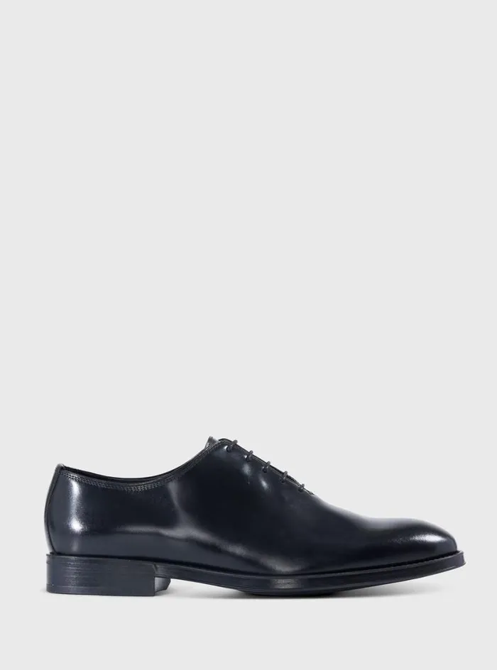 Men Paul Stuart Laceups and Oxfords Charles Leather Lace Up Black