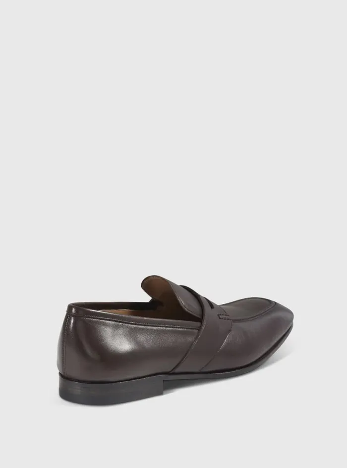Men Paul Stuart Loafers Chicago Leather Penny Loafer Dark Brown Men Paul Stuart Loafers Chicago Leather Penny Loafer Dark Brown
