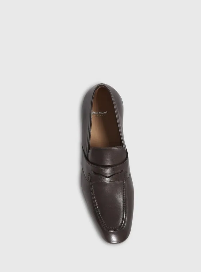 Men Paul Stuart Loafers Chicago Leather Penny Loafer Dark Brown Men Paul Stuart Loafers Chicago Leather Penny Loafer Dark Brown