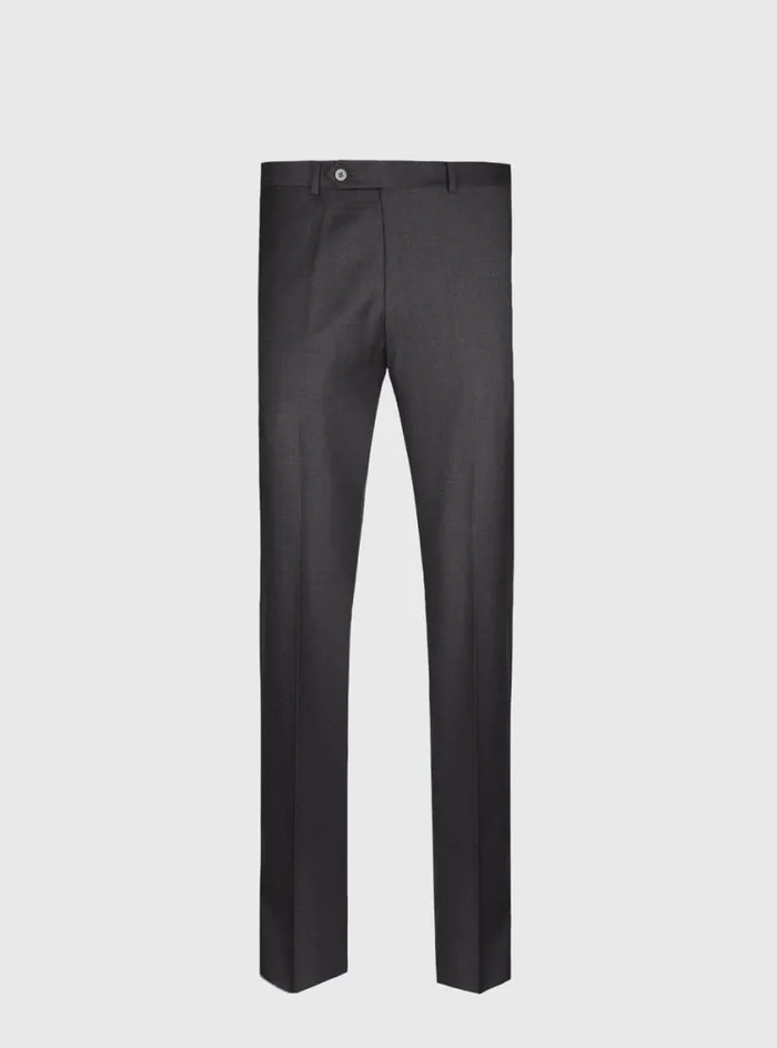 Men Paul Stuart Pants James Fit Wool Dress Pant Grey