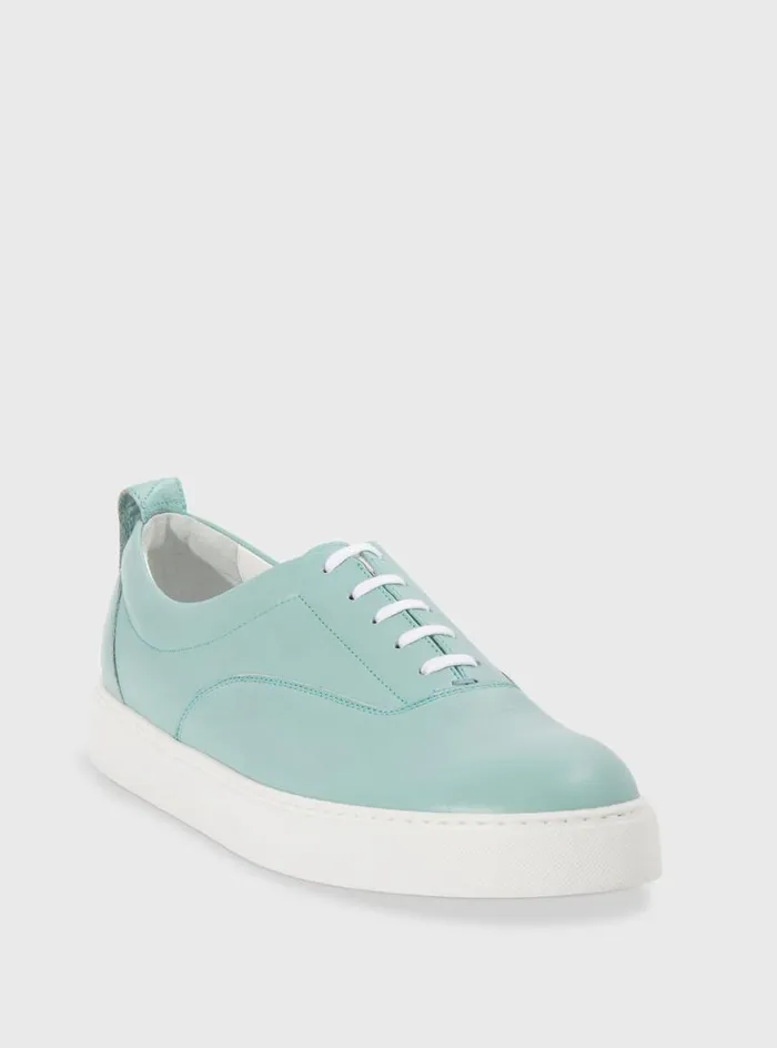 Men Paul Stuart Sneakers CVO Leather Sneaker Aqua
