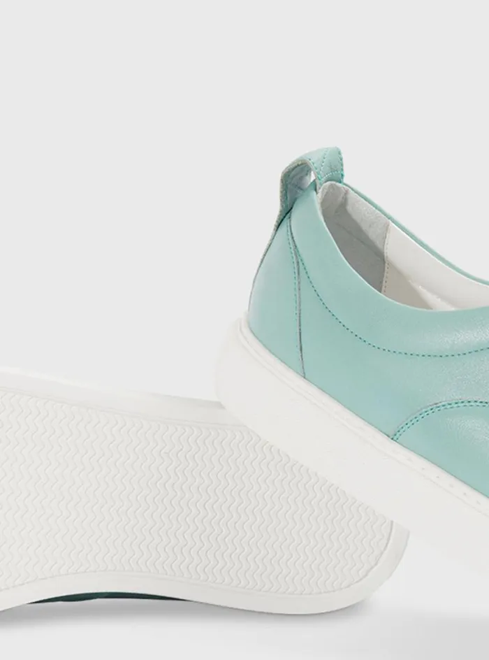 Men Paul Stuart Sneakers CVO Leather Sneaker Aqua