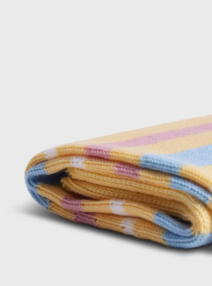 Men Paul Stuart Socks Cotton Variegated Multicolor Stripe Sock Butter