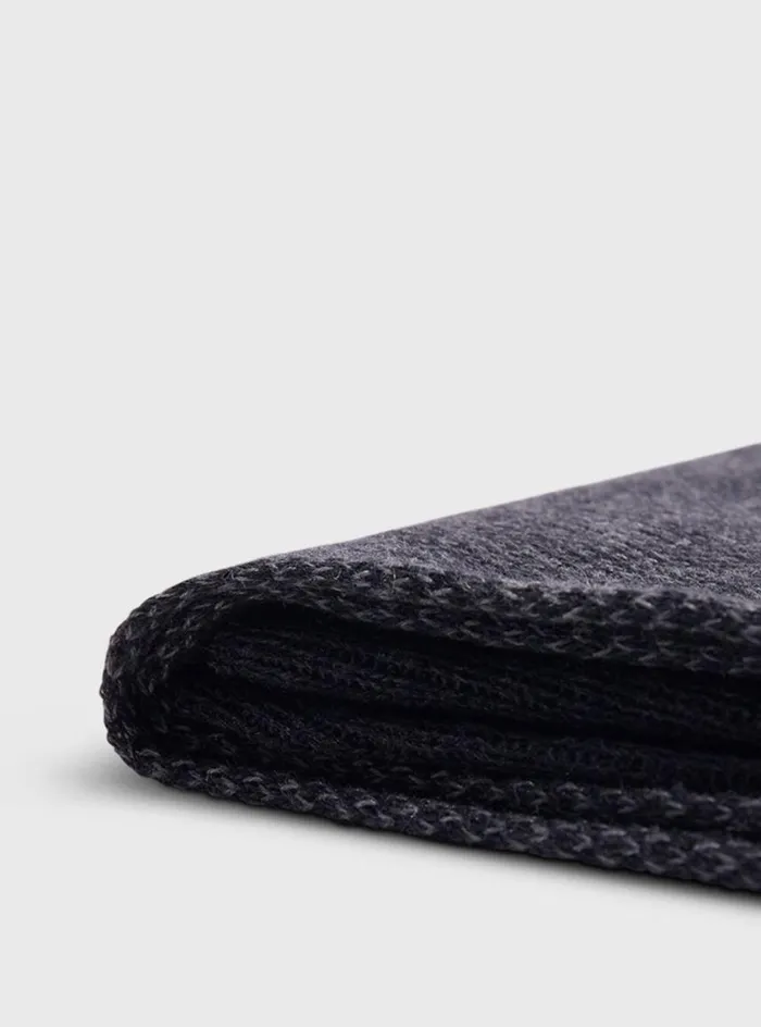 Men Paul Stuart Socks Textured Oxford Dress Sock Grey