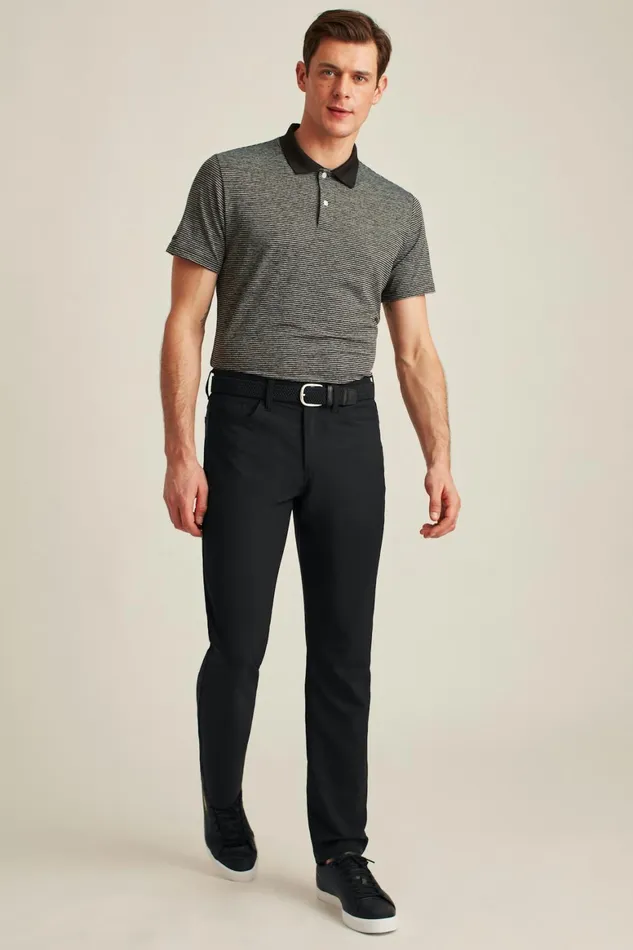 Men Performance Link 5Pocket Pants Jet Black Bonobos 5Pocket Pants