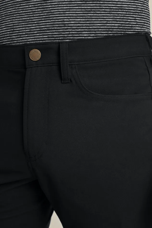 Men Performance Link 5Pocket Pants Jet Black Bonobos 5Pocket Pants