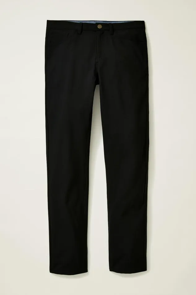 Men Performance Link 5Pocket Pants Jet Black Bonobos 5Pocket Pants