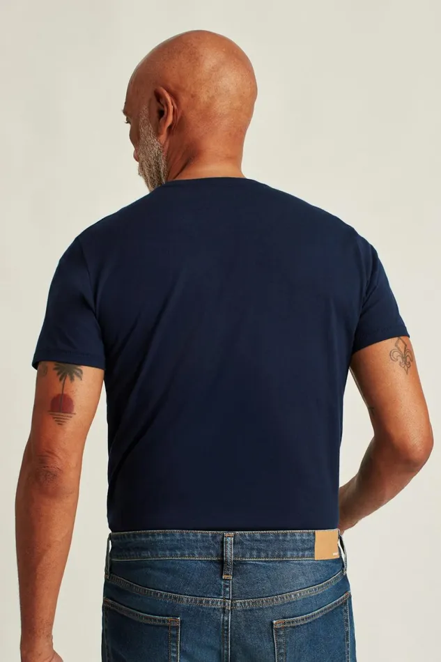 Men Pima Performance Tee Navy Bonobos Short Sleeve Tees