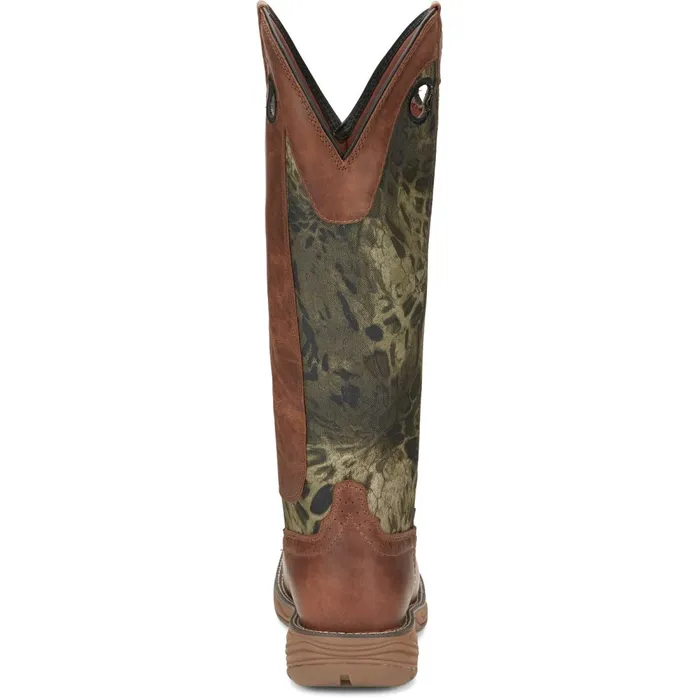 MEN Rush Strike 17034 Snake Resisting Russet Justin Boots Work