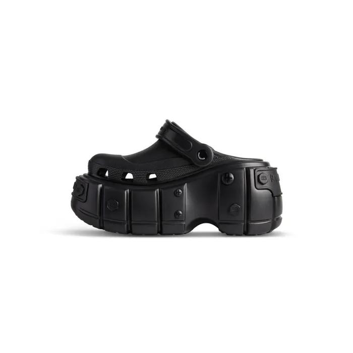 Men Sandals and Mules Balenciaga Hardcrocs Mule In Black