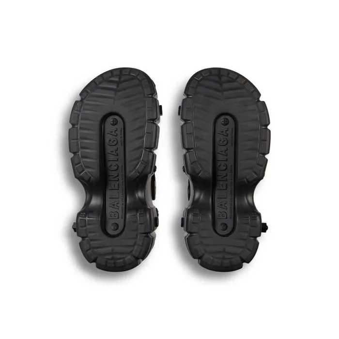 Men Sandals and Mules Balenciaga Hardcrocs Mule In Black