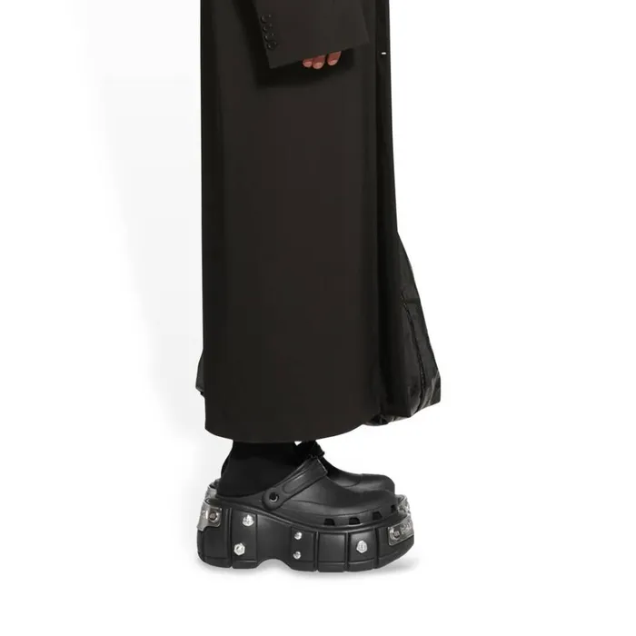 Men Sandals and Mules Balenciaga Hardcrocs Mule In Black