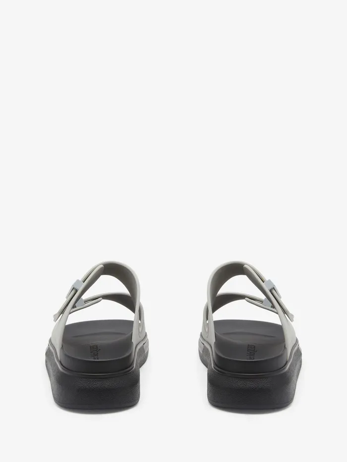 Men Sandals And Slides Alexander McQueen Hybrid Slide Ash Grey