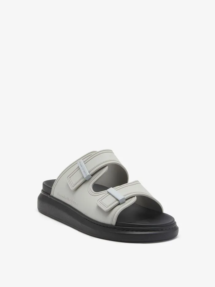 Men Sandals And Slides Alexander McQueen Hybrid Slide Ash Grey