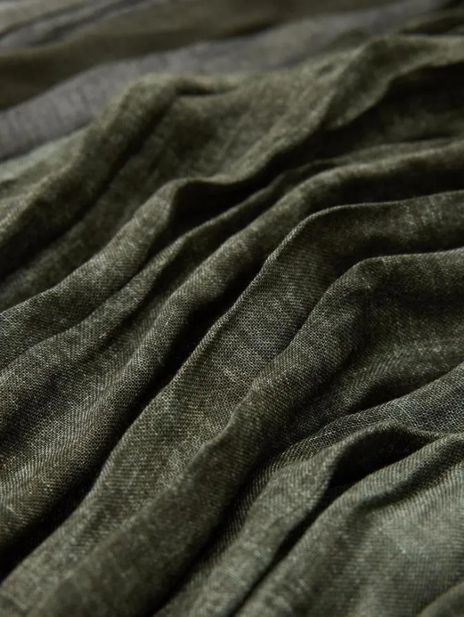 Men Scarves and Ties John Varvatos DORIS OMBRE SCARF Jungle