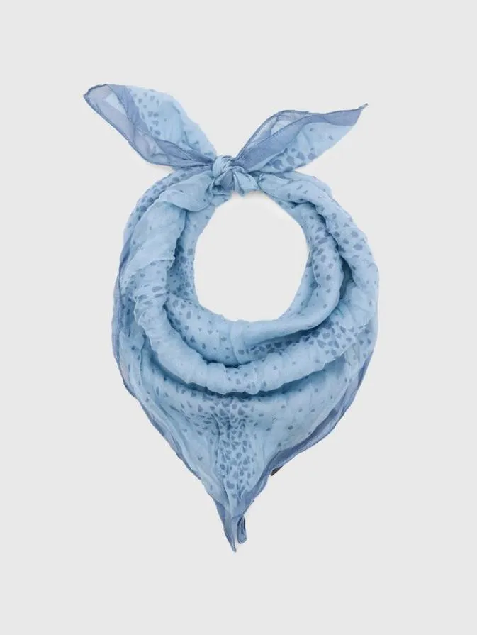 Men Scarves and Ties John Varvatos SAVOY BANDANA Blue Mist