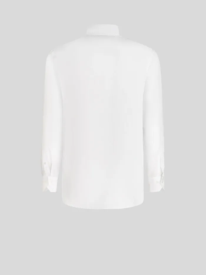 Men Shirt With Embroidered Plastron Etro Shirts