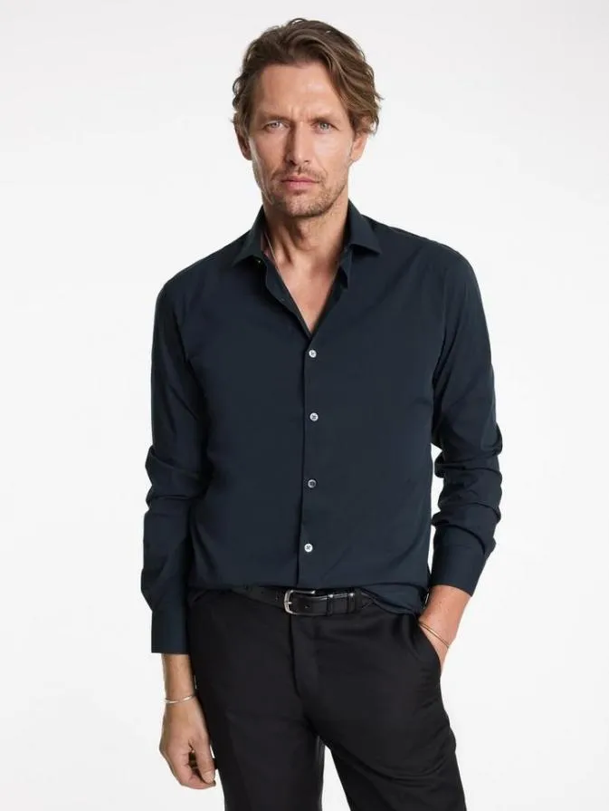 Men Shirts John Varvatos STELLA DRESS SHIRT Navy