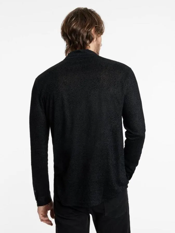 Men Shirts John Varvatos VALDEZ SHIRT Black