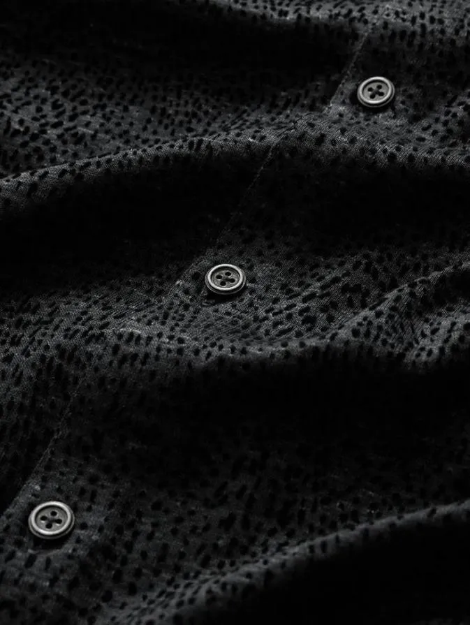 Men Shirts John Varvatos VALDEZ SHIRT Black