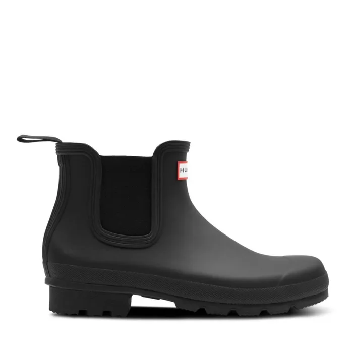 Men Short and Ankle Boots Hunter Boots Original Chelsea Boots Black