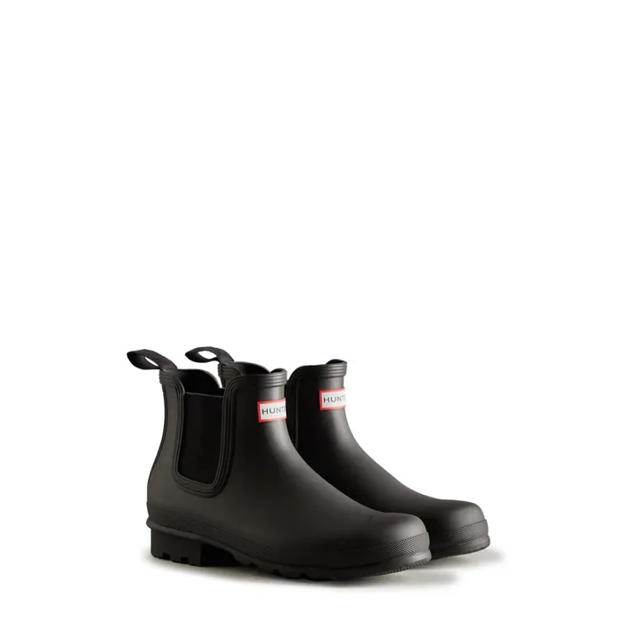 Men Short and Ankle Boots Hunter Boots Original Chelsea Boots Black Men Short and Ankle Boots Hunter Boots Original Chelsea Boots Black