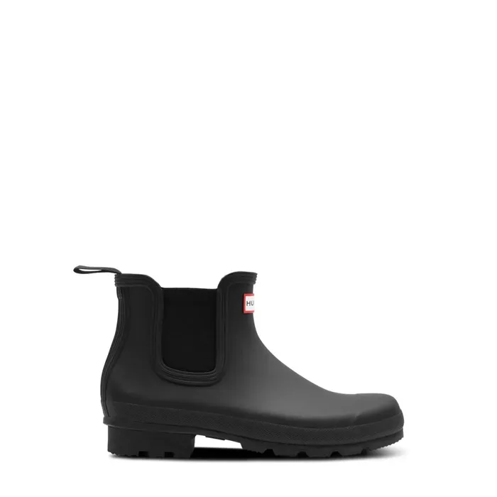 Men Short and Ankle Boots Hunter Boots Original Chelsea Boots Black Men Short and Ankle Boots Hunter Boots Original Chelsea Boots Black