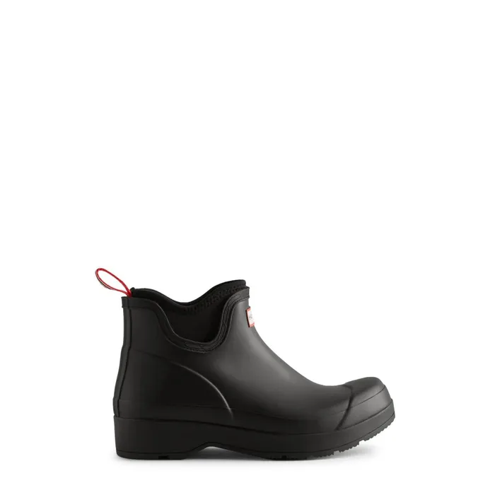 Men Short and Ankle Boots Hunter Boots PLAY Neoprene Rain Boots Black Men Short and Ankle Boots Hunter Boots PLAY Neoprene Rain Boots Black