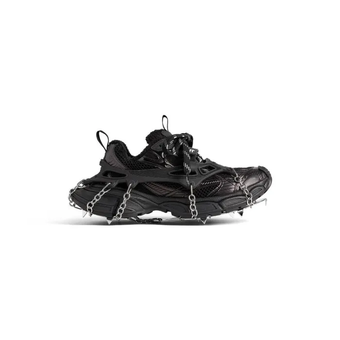 Men Ski Balenciaga Skiwear 8211 3xl Ski Trainers In Black